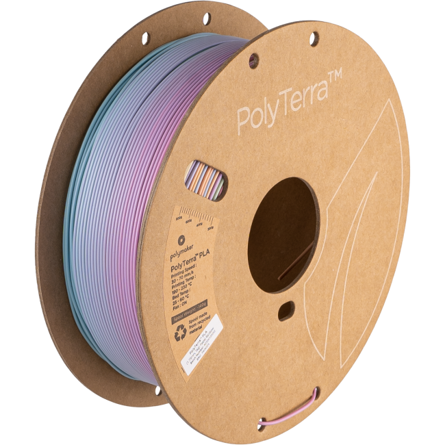 Polymaker PolyTerra PLA Marmor Weiß – 3D-Druck Filament 1,75 Mm, 1 Kg – Nachhaltig Mit Baumspende