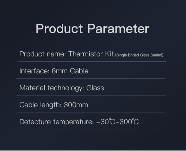 Thermistor Kit (Single Ended Glass Sealed) - Image 5