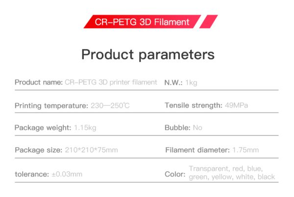 Creality PETG Filament 1.75mm/1kg - Image 11