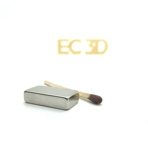 Magnet Block 20x10x5mm N38 Ni