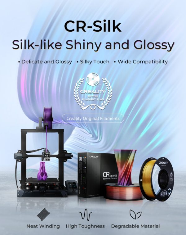 Creality CR-PLA Filament - Dual Silk 1.75mm 1kg - Image 3
