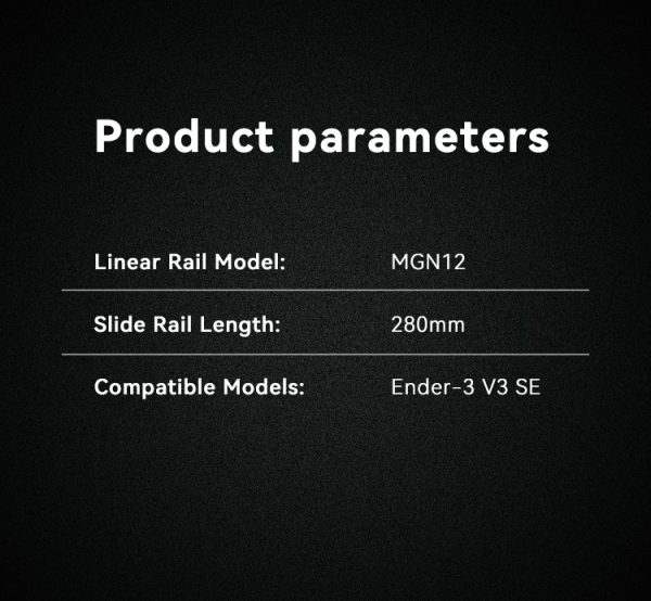 Ender-3 V3 SE Linear Guide Rail Upgrade Kit - Image 8