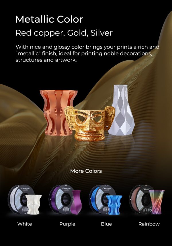Creality CR-PLA Filament - Dual Silk 1.75mm 1kg - Image 9