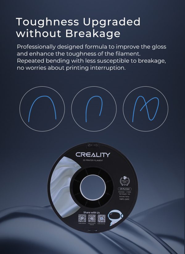 Creality CR-PLA Filament - Dual Silk 1.75mm 1kg - Image 8