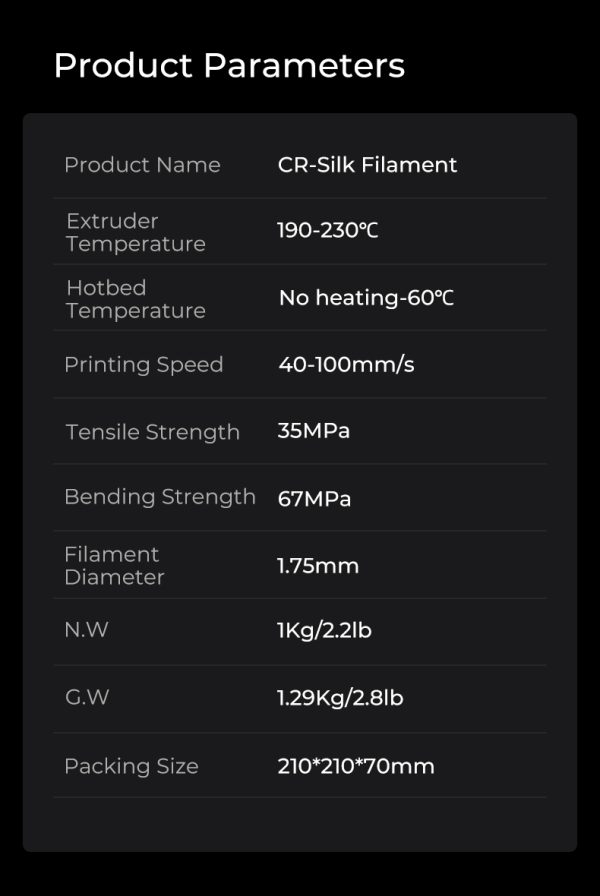 Creality CR-PLA Filament - Dual Silk 1.75mm 1kg - Image 10