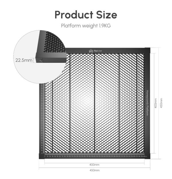 AlgoLaser Honeycomb Plate 400mm X 400mm - Image 10