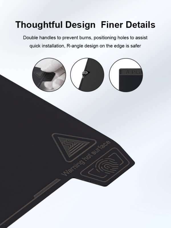 Creality K1 Max Smooth PEI Build Plate - 315x310mm - Image 9