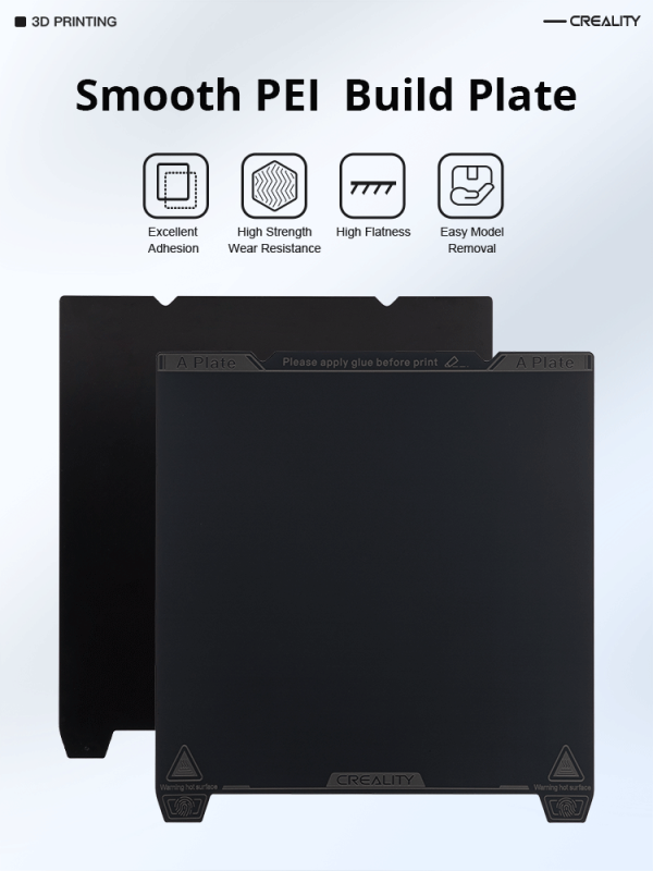 Creality K1 Max Smooth PEI Build Plate - 315x310mm - Image 3