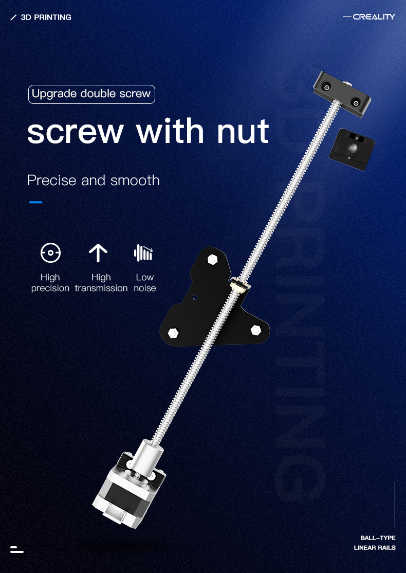 Creality Dual Screw Rod Upgrade Kit - Image 2