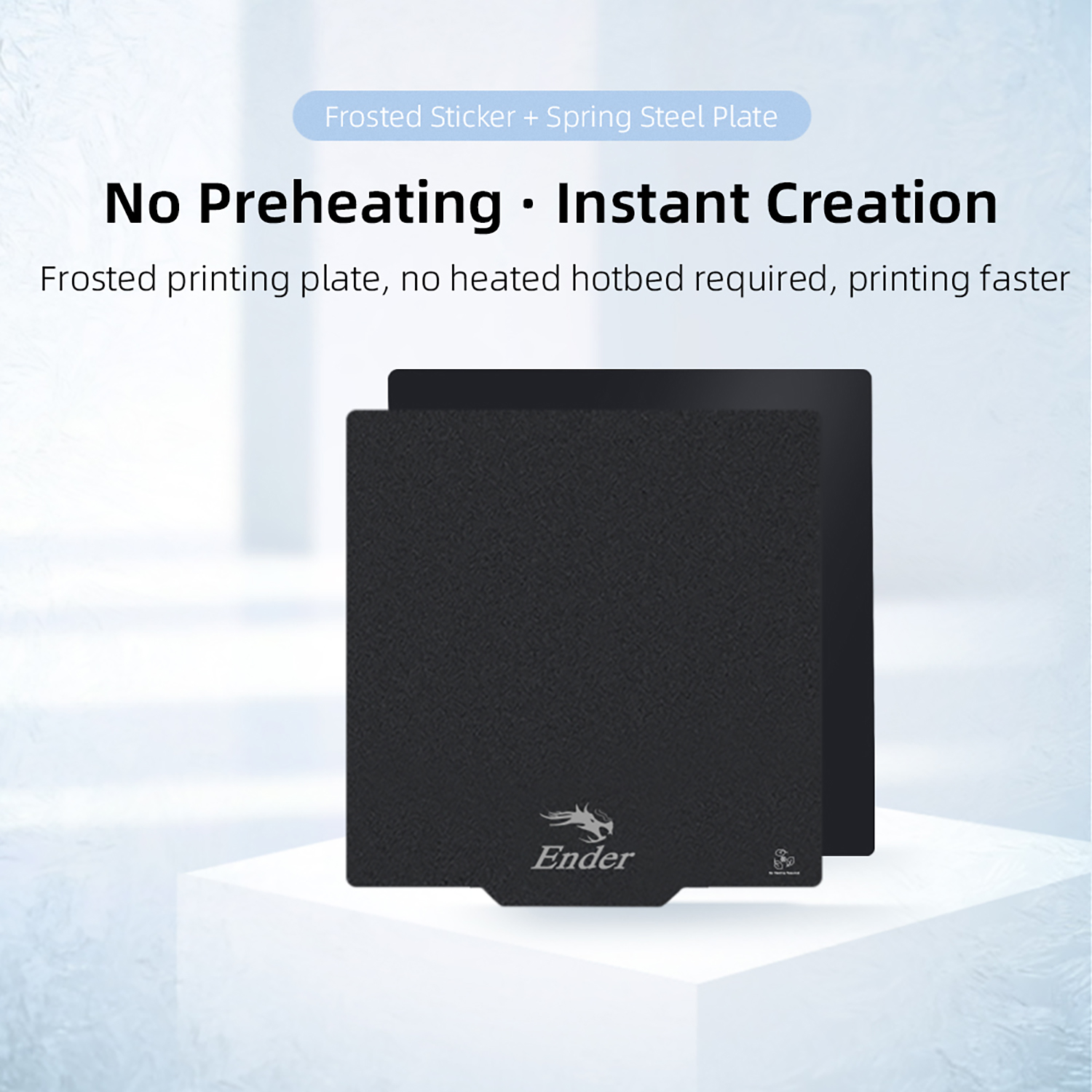 Creality Frosted Cold Printing Platform Kit 235×235mm - Image 4