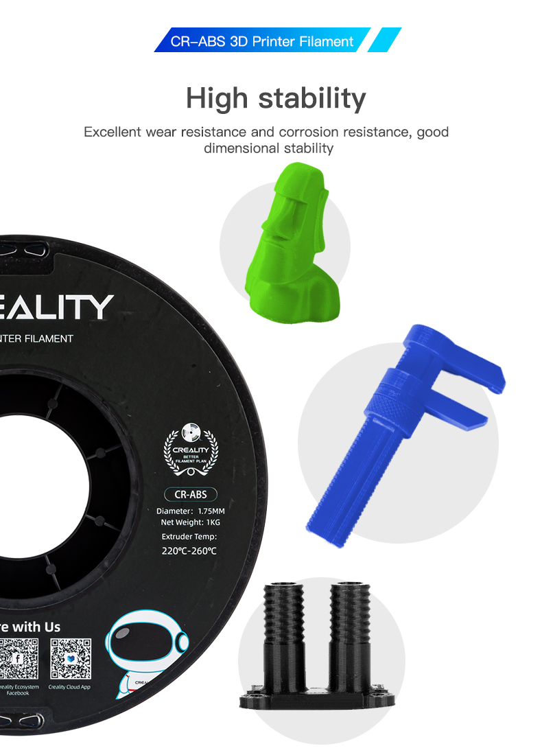 Creality CR-ABS Filament 1.75mm 1kg - Image 6
