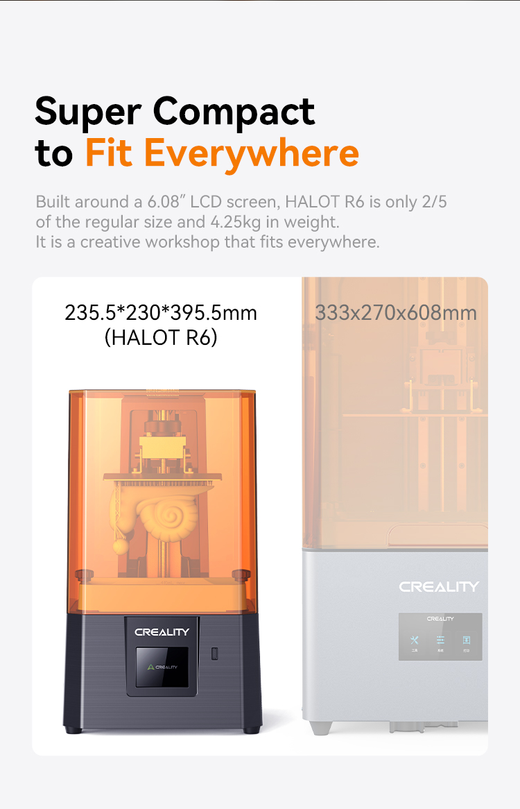 Creality Halot R6 Resin 3D Printer - Image 6
