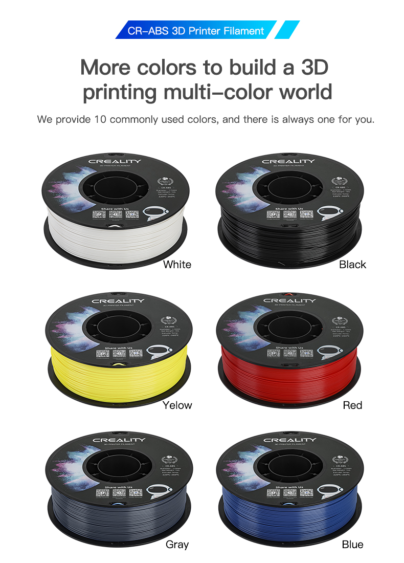 Creality CR-ABS Filament 1.75mm 1kg - Image 7
