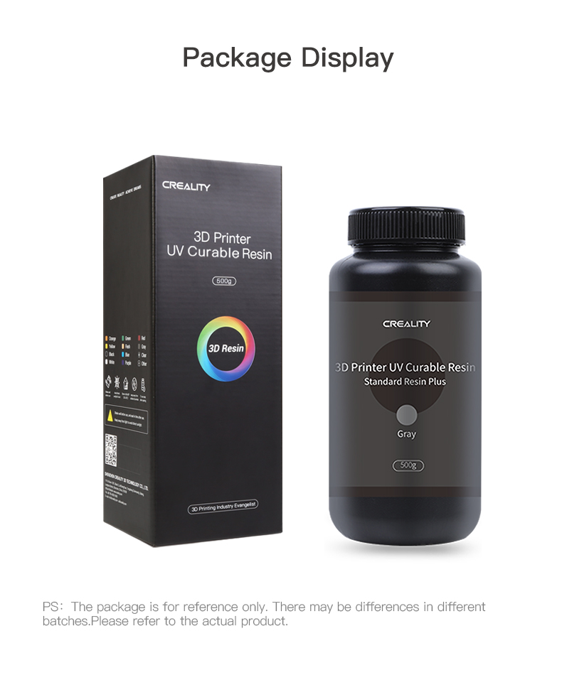 Creality Standard Resin Plus - 500g - Image 2