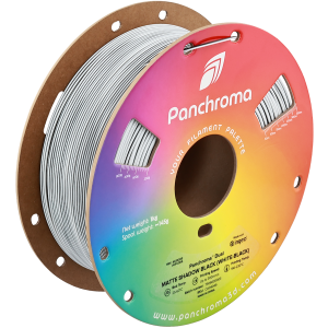 Panchroma Dual Matte PLA – Dual Shadow Black White Black