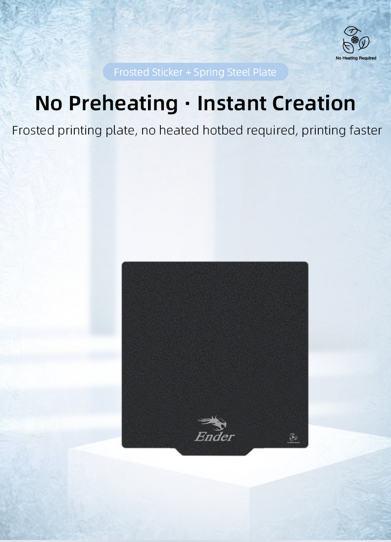 Creality Frosted Cold Printing Platform Kit 235×235mm - Image 5