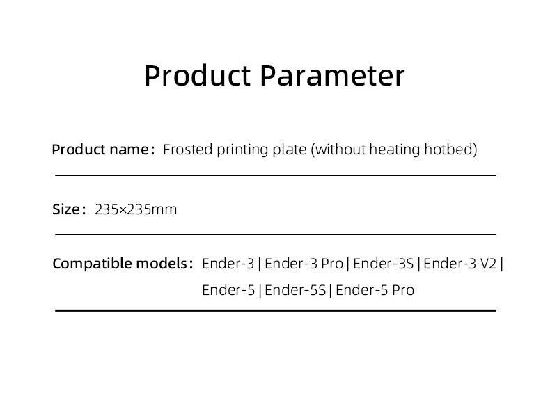 Creality Frosted Cold Printing Platform Kit 235×235mm - Image 14
