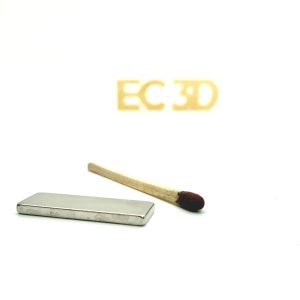 Magnet Block 25x7.6x2mm N38 Ni