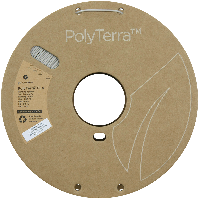 PolyTerra PLA Muted 1.75mm 1kg - Image 2