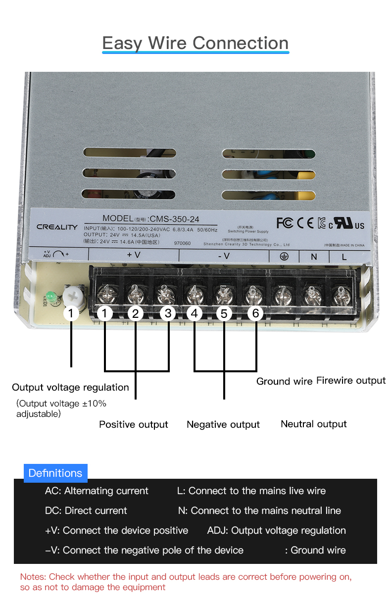 Creality 350W Power Supply - Image 3
