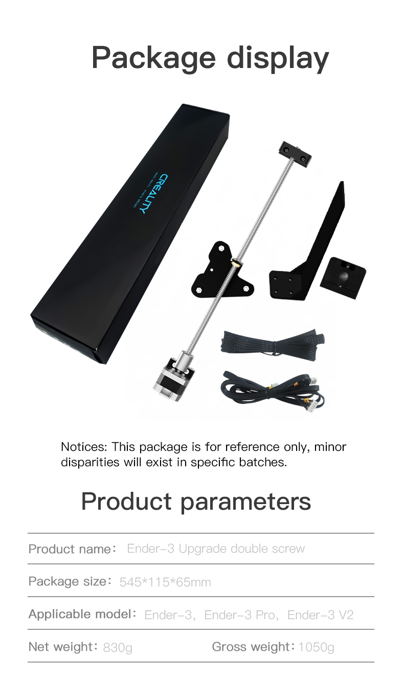 Creality Dual Screw Rod Upgrade Kit - Image 10