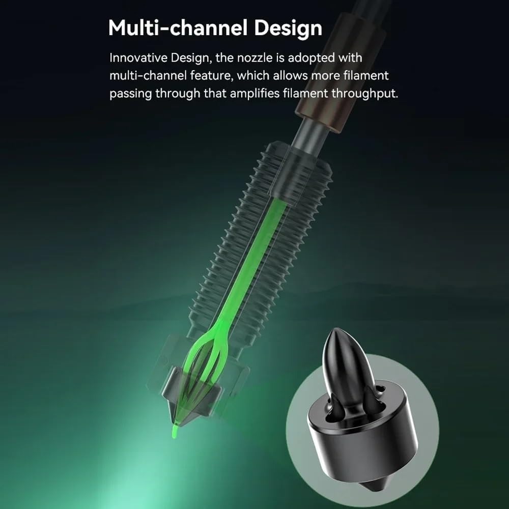 Genuine E3D Obxidian™ High Flow Nozzle Assembly K2 series 0.4mm - Image 4
