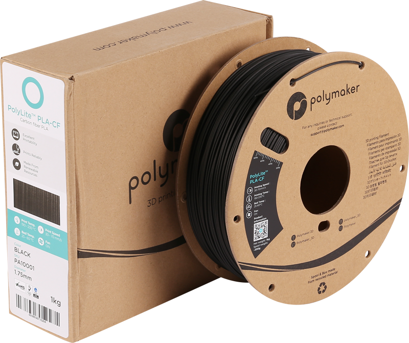 PolyLite PLA-CF 1.75mm 1kg - Image 2