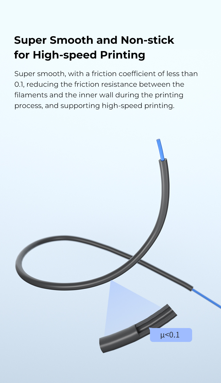Creality Ultra Smooth PTFE Tube 1m - Image 3